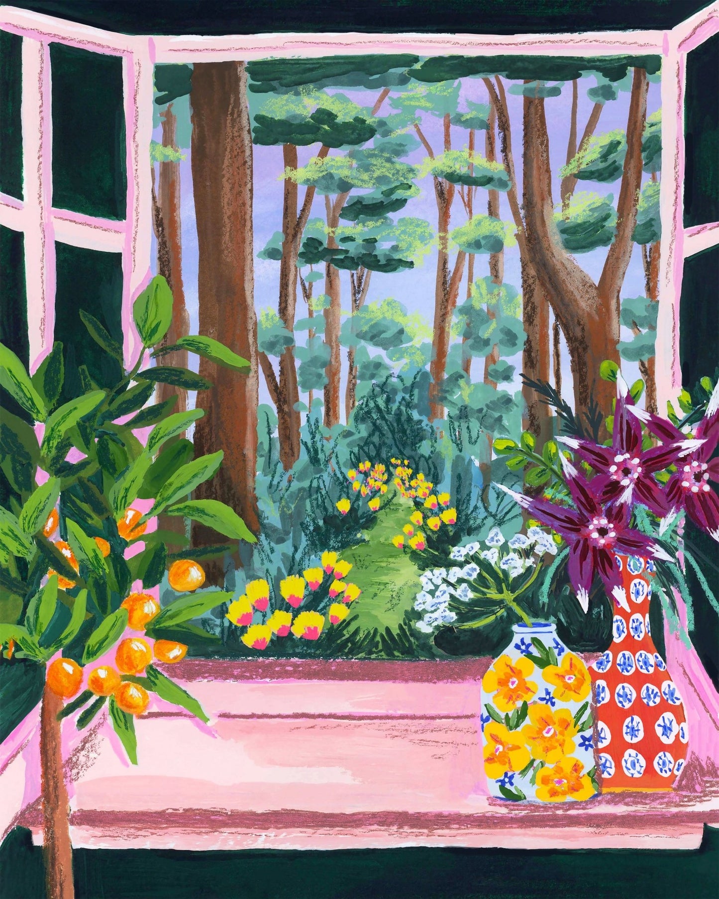 Window Garden Painting
