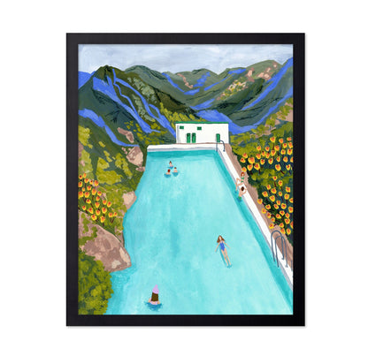 Mountain Pool Painting