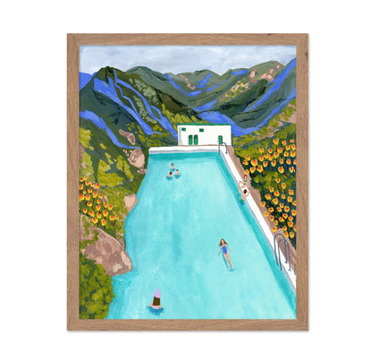 Mountain Pool Painting