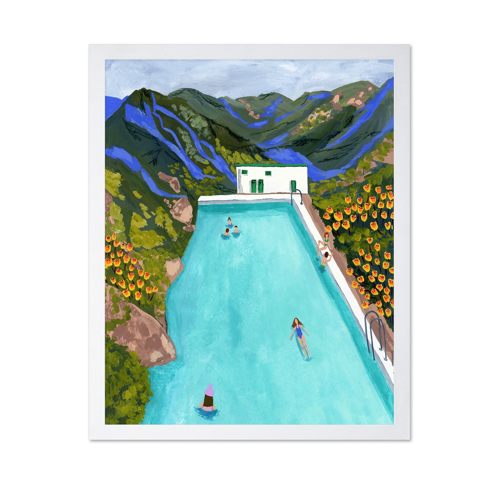 Mountain Pool Painting