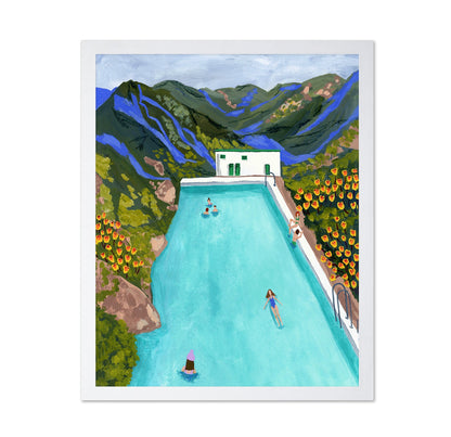 Mountain Pool Painting
