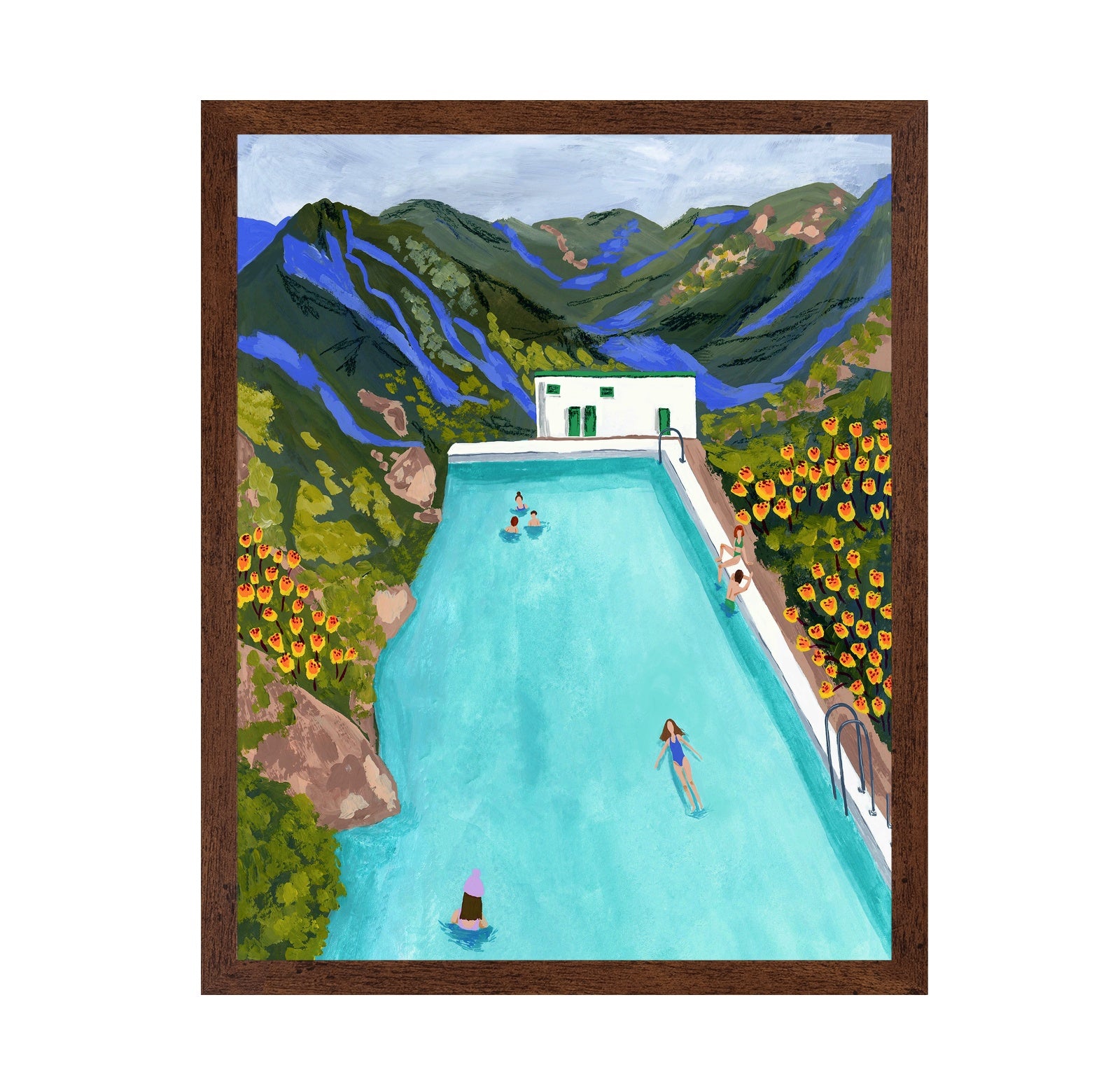 Mountain Pool Painting