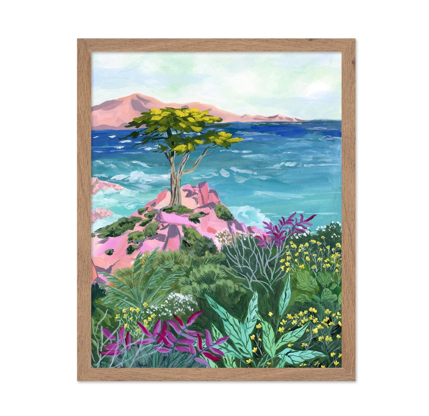 Coastal Tree Painting