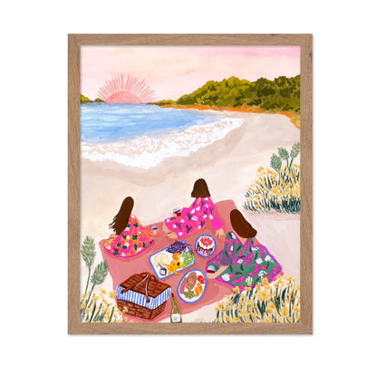 Beach Picnic Painting