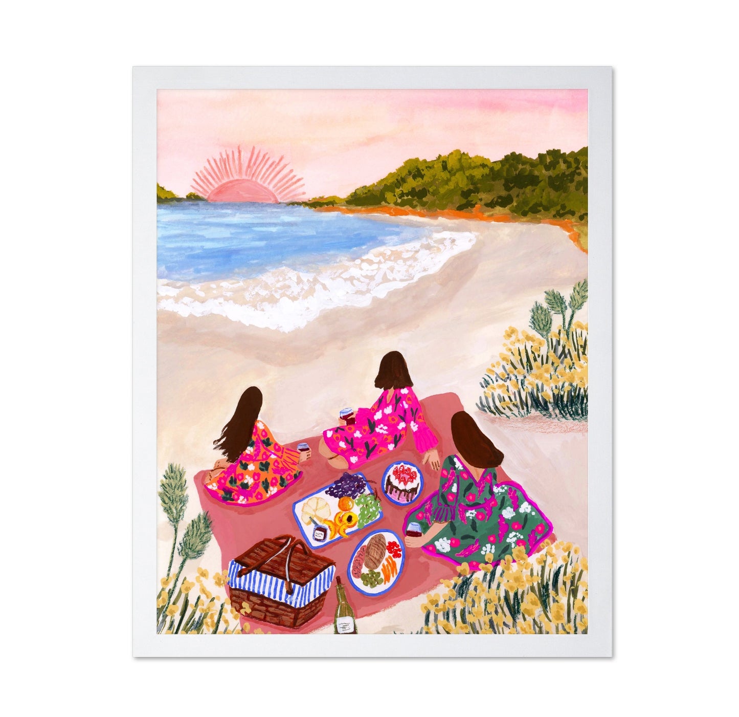 Beach Picnic Painting