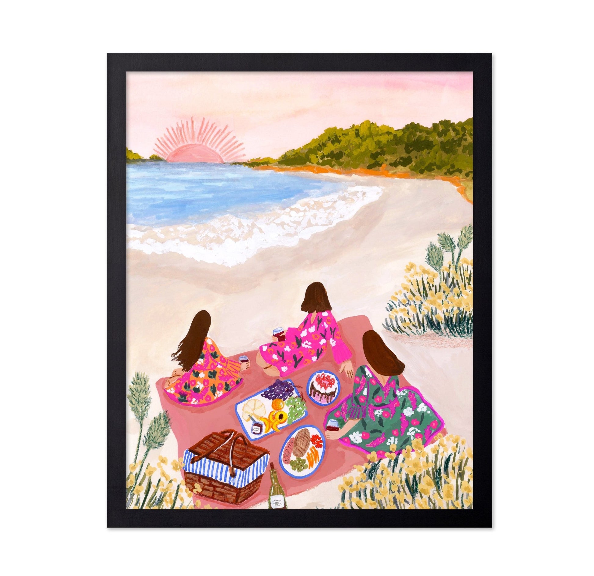 Beach Picnic Painting