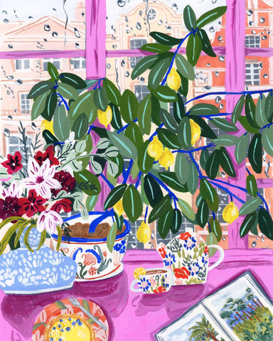 Floral Window Still Life
