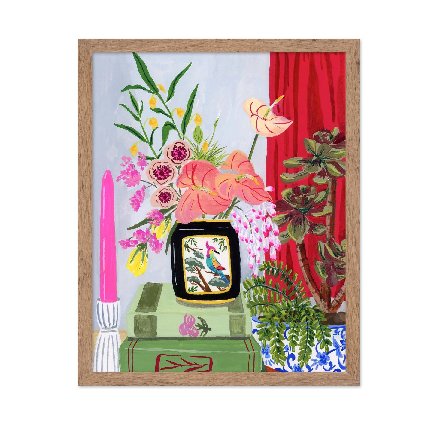 Floral Vase Still Life No1