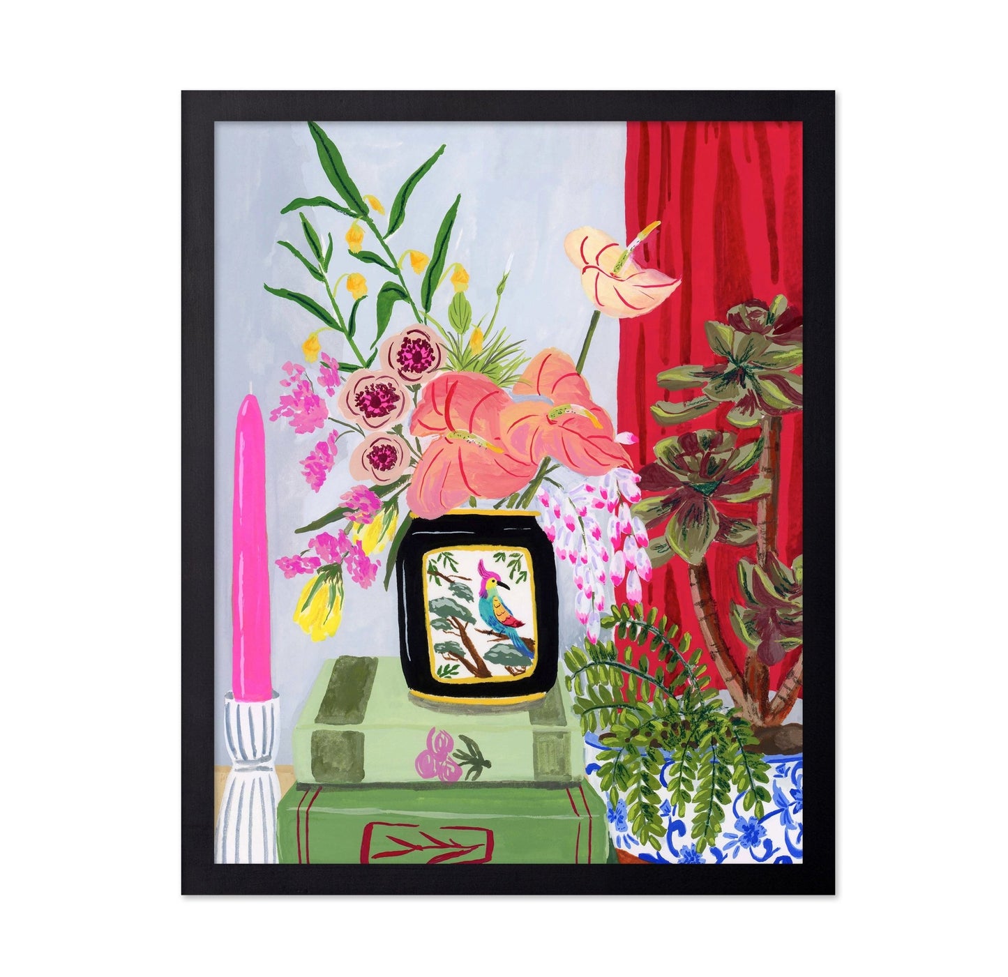 Floral Vase Still Life No1