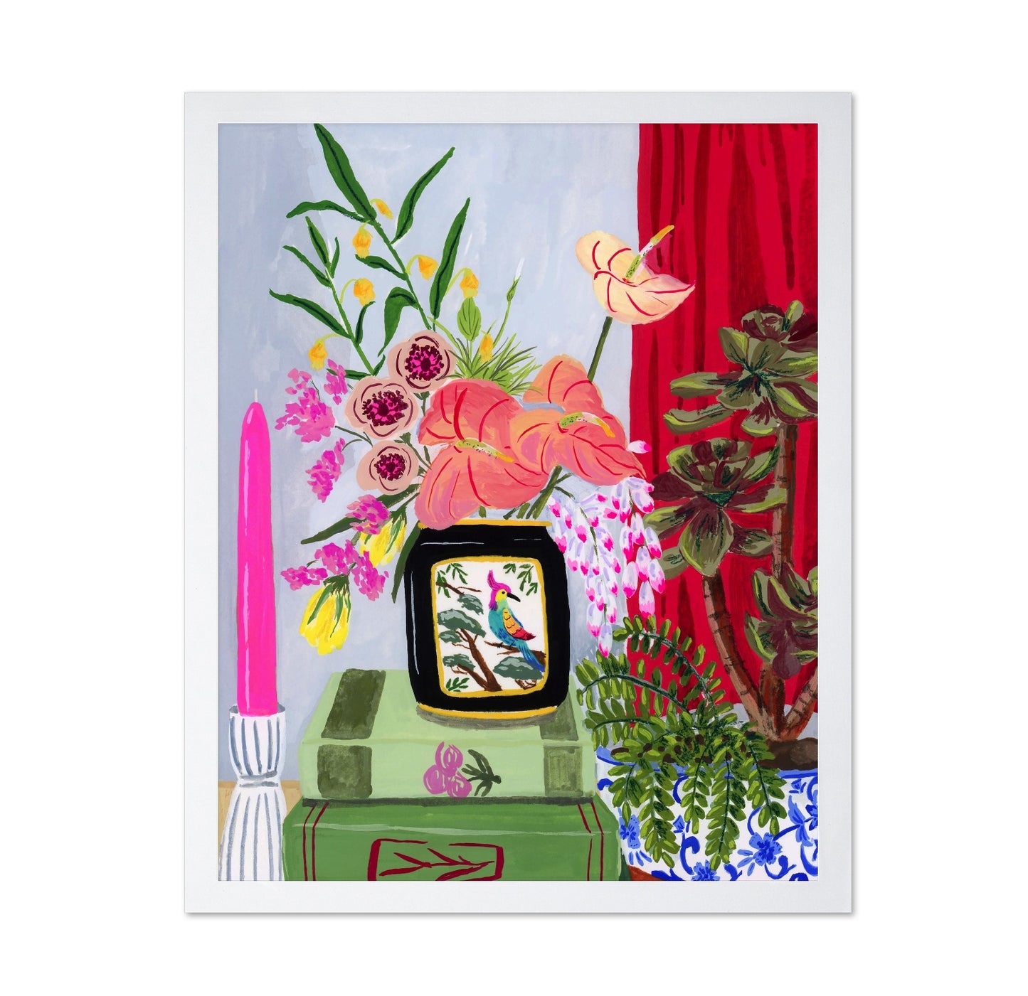 Floral Vase Still Life No1