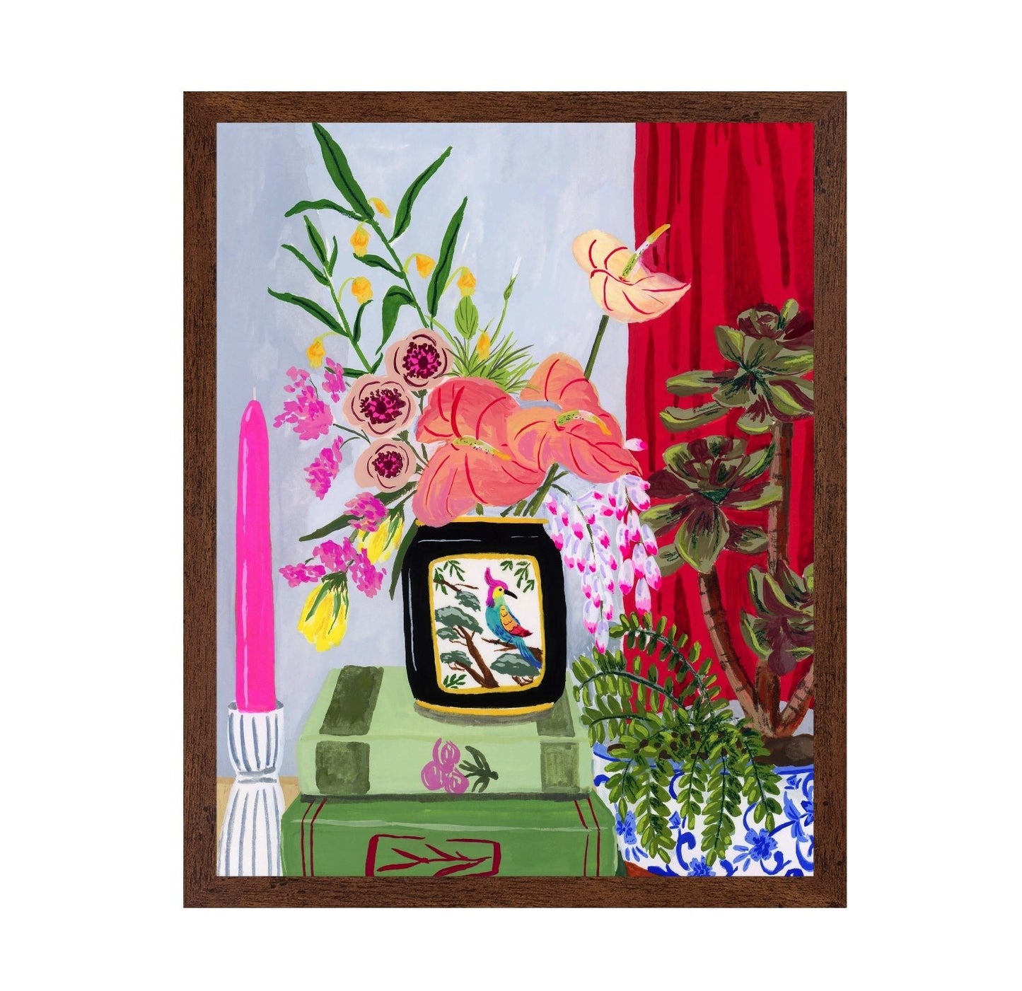 Floral Vase Still Life No1