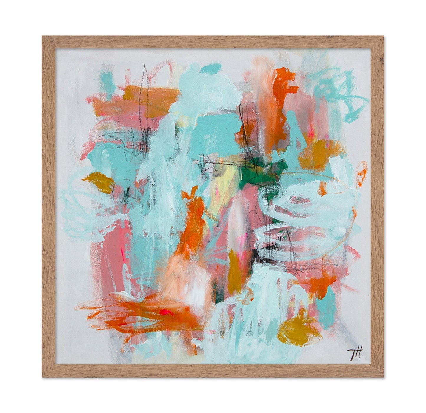 Soft Pastel Abstract No1