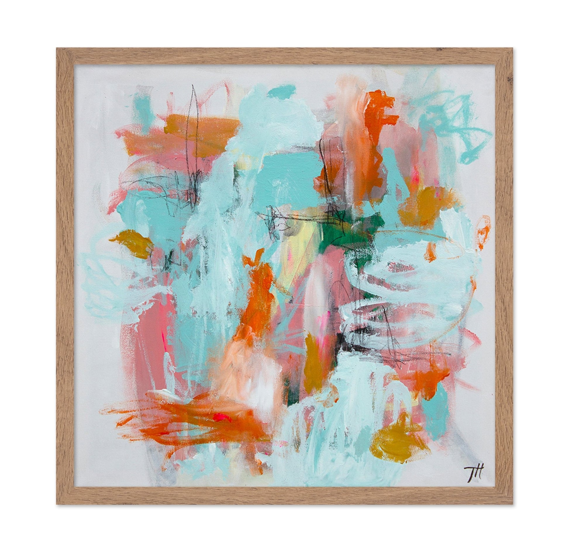 Soft Pastel Abstract No1