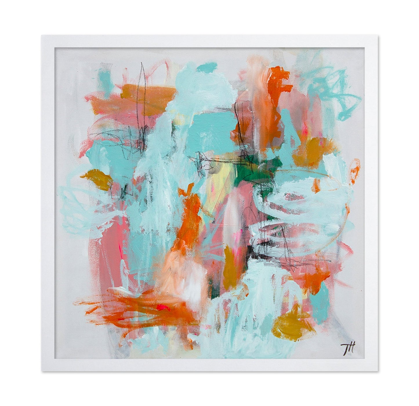 Soft Pastel Abstract No1
