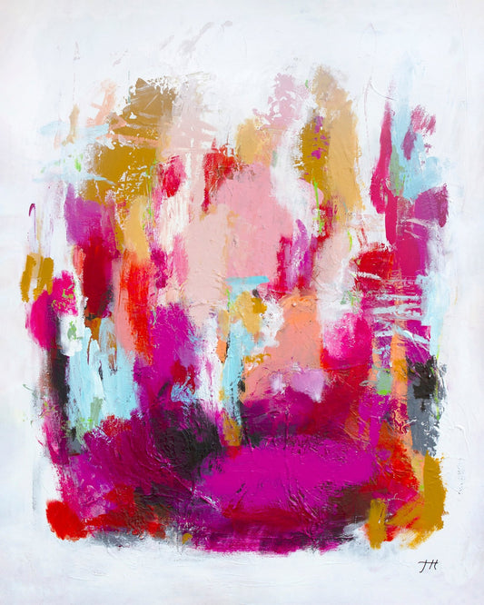 Bright Pink Abstract