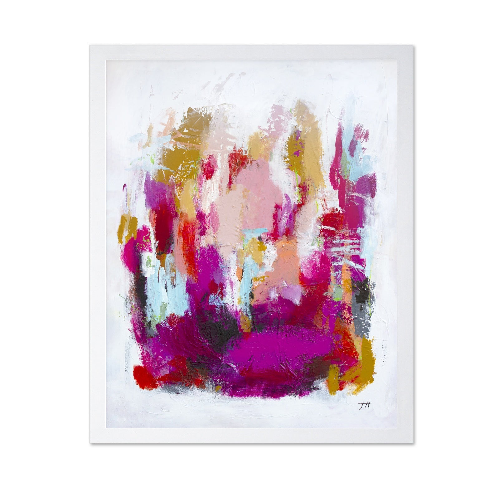 Bright Pink Abstract