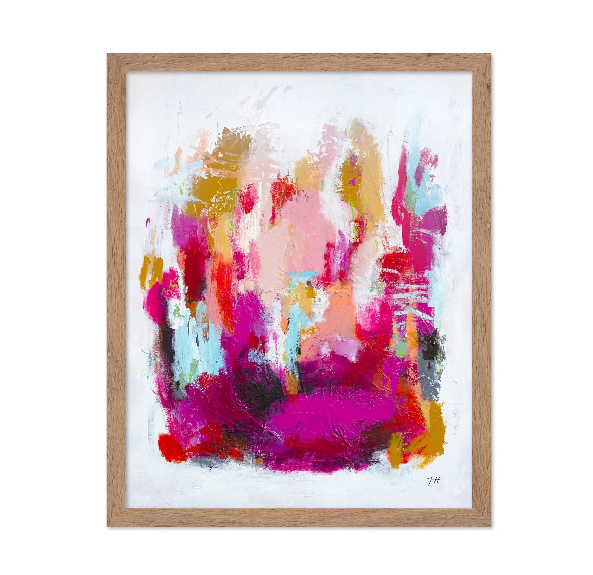 Bright Pink Abstract