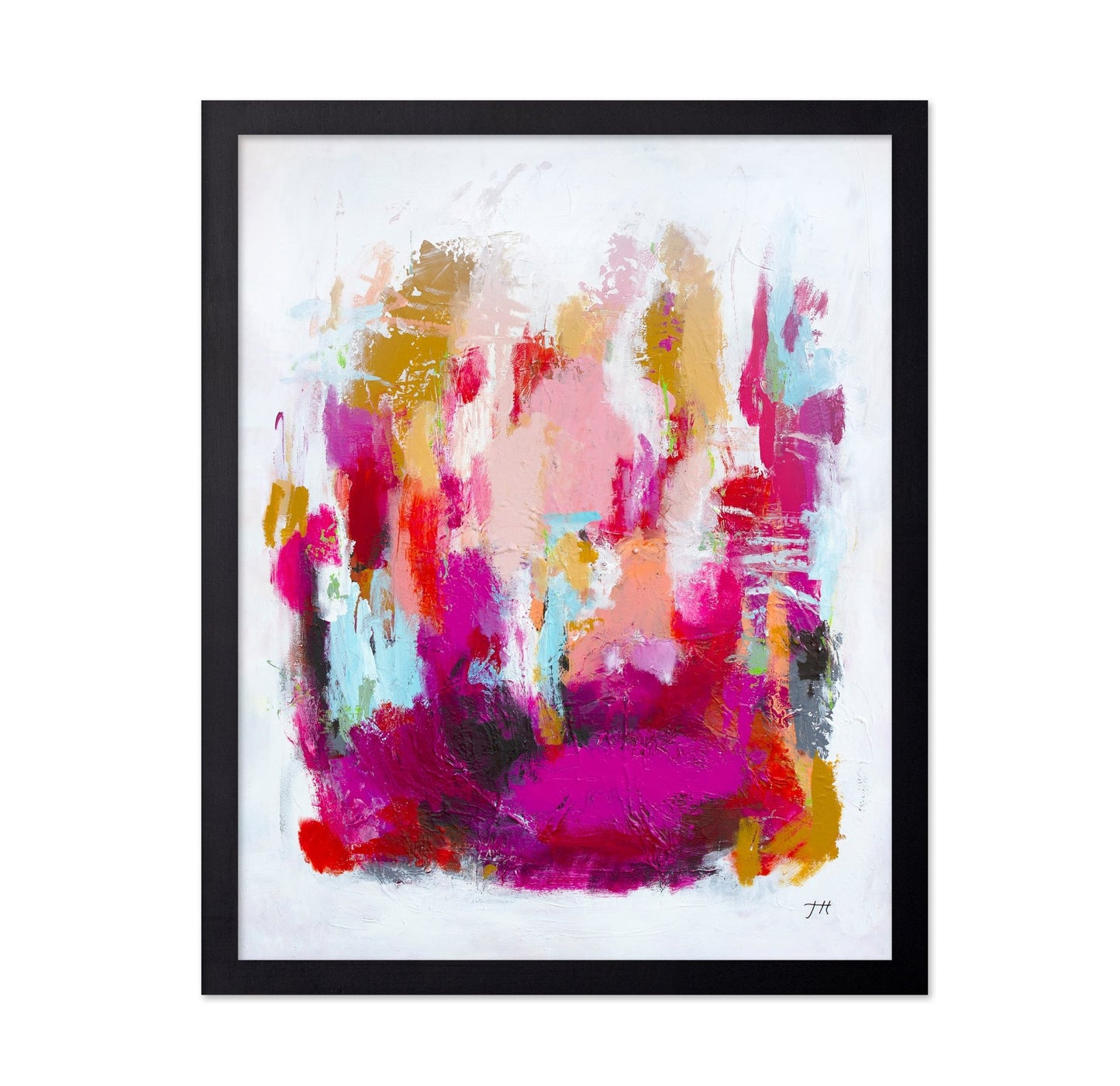 Bright Pink Abstract