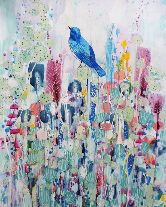 Blue Bird Garden No1