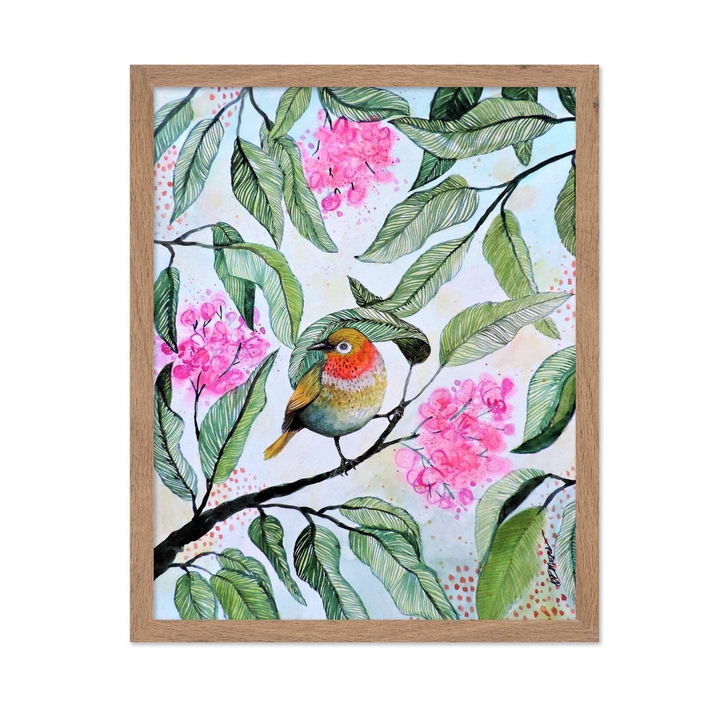 Floral Bird Perch