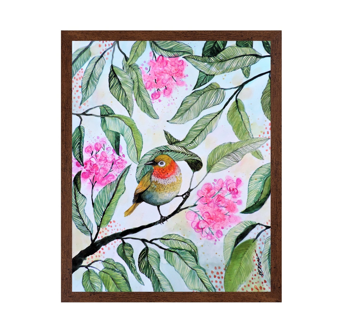 Floral Bird Perch