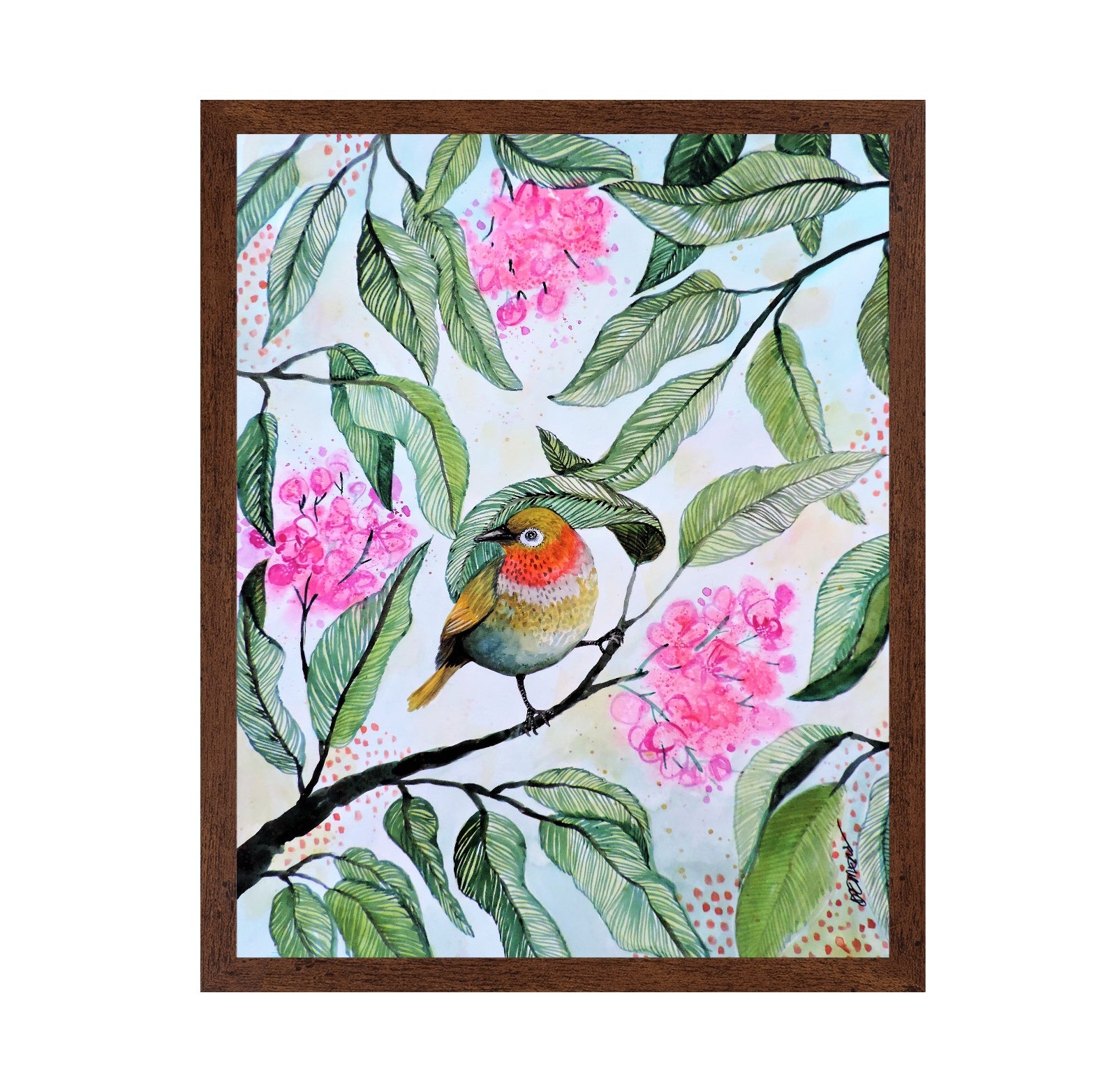 Floral Bird Perch
