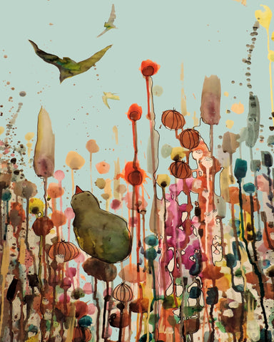 Dreamy Bird Meadow No1