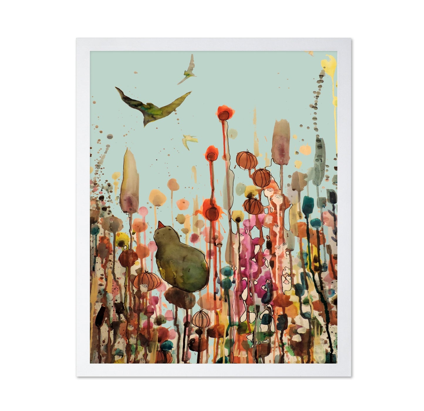 Dreamy Bird Meadow No1