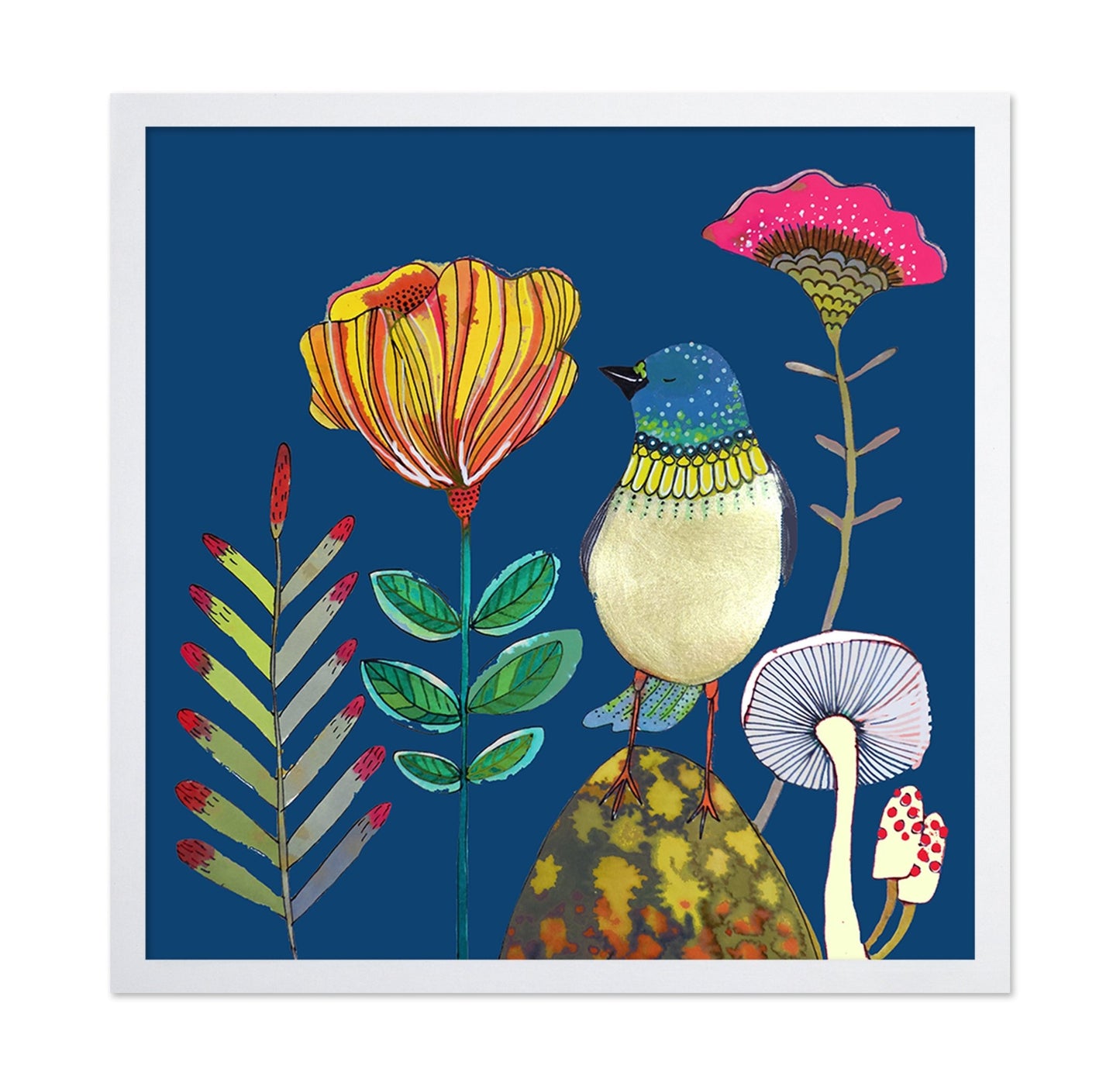 Colorful Bird Garden No1