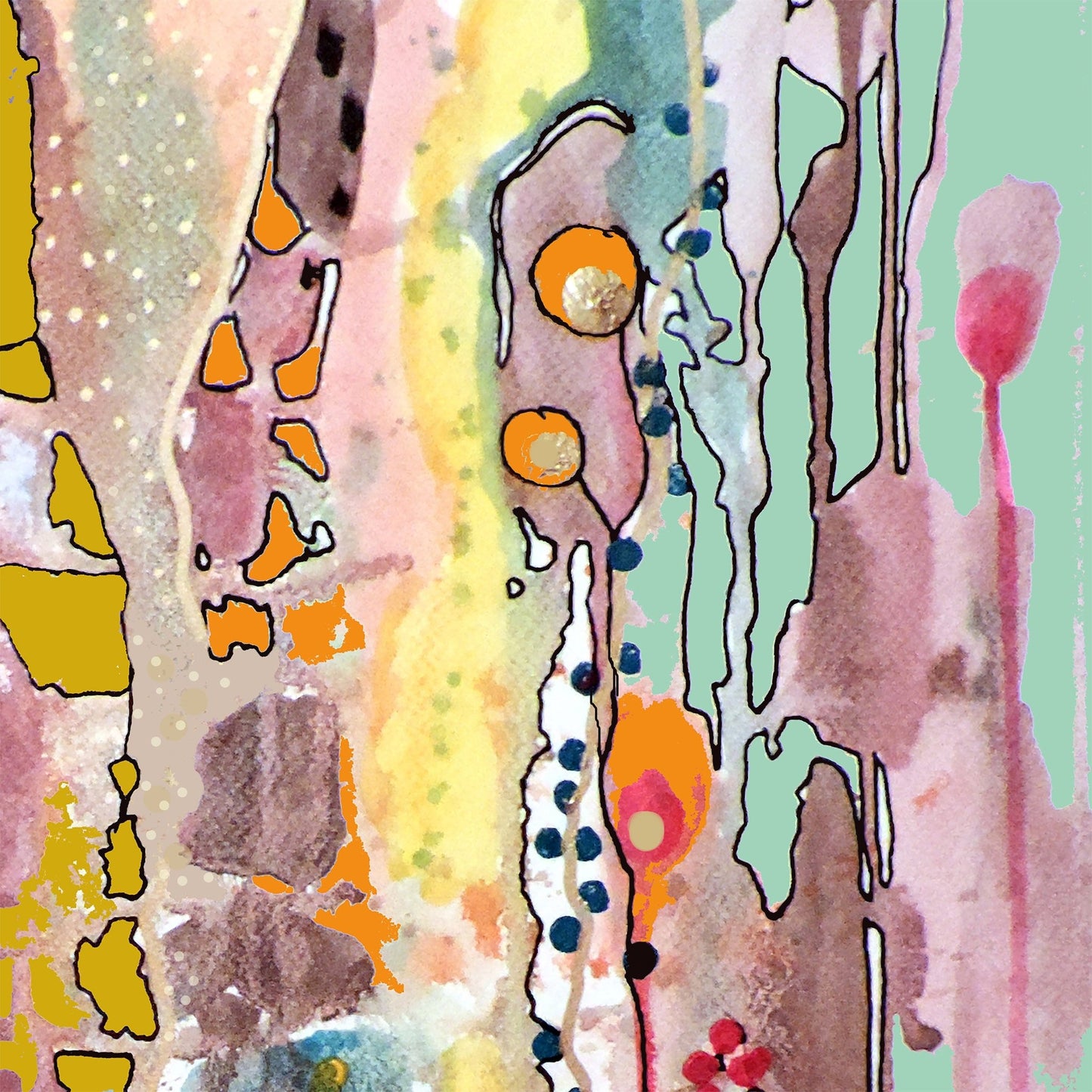 Pastel Flow Forms