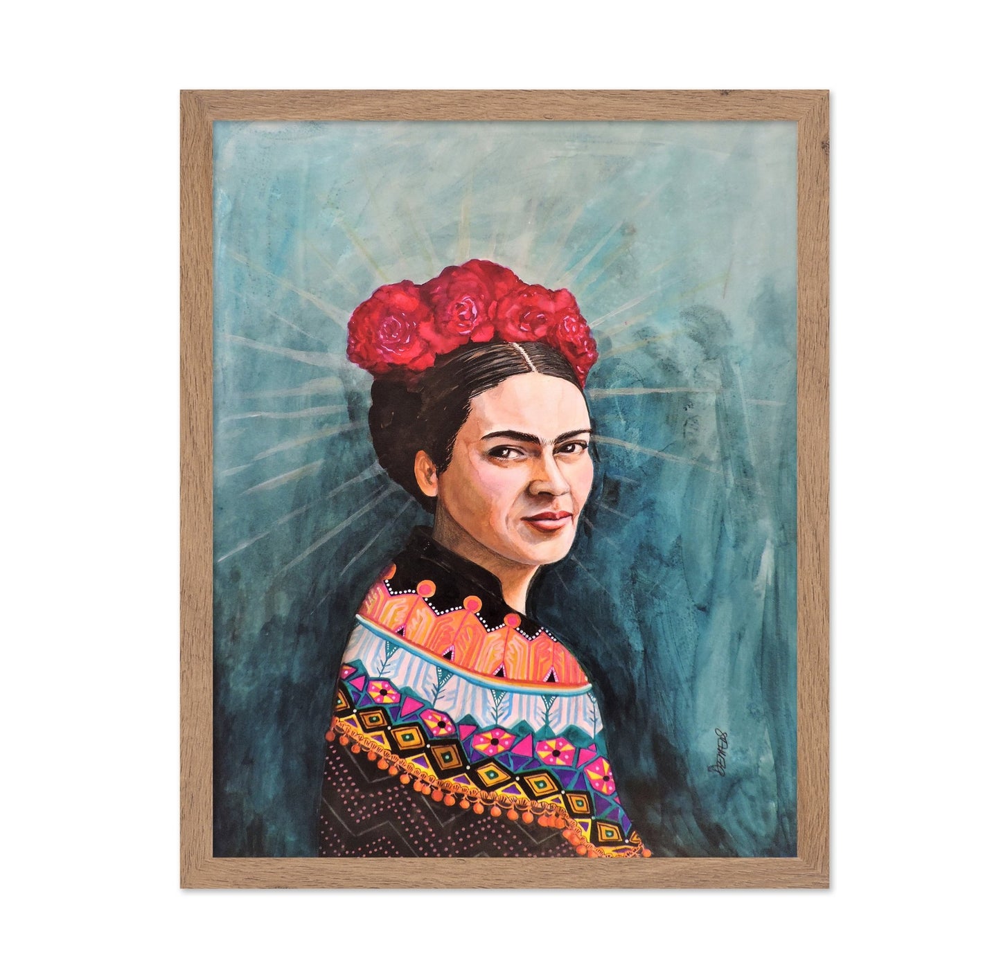 Frida Portrait Blue