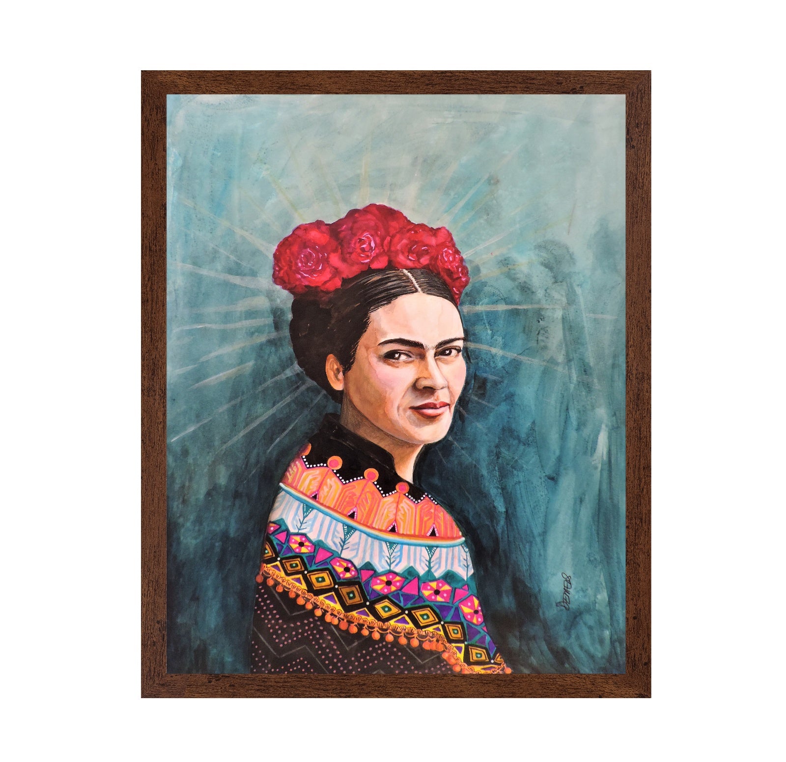 Frida Portrait Blue