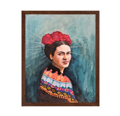 Frida Portrait Blue