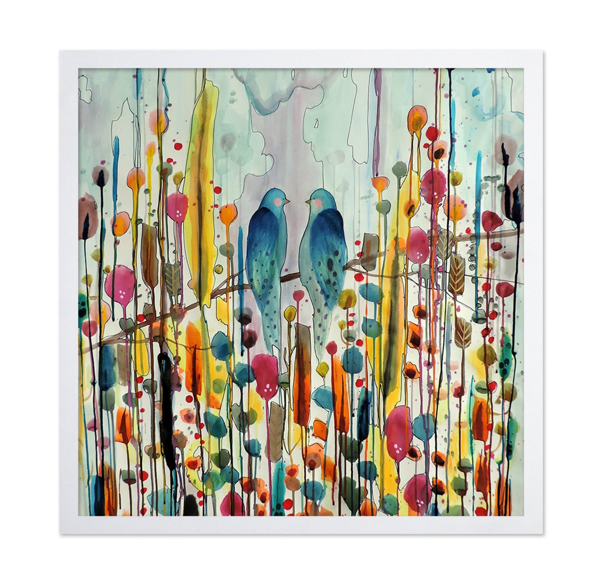 Blue Birds Pair
