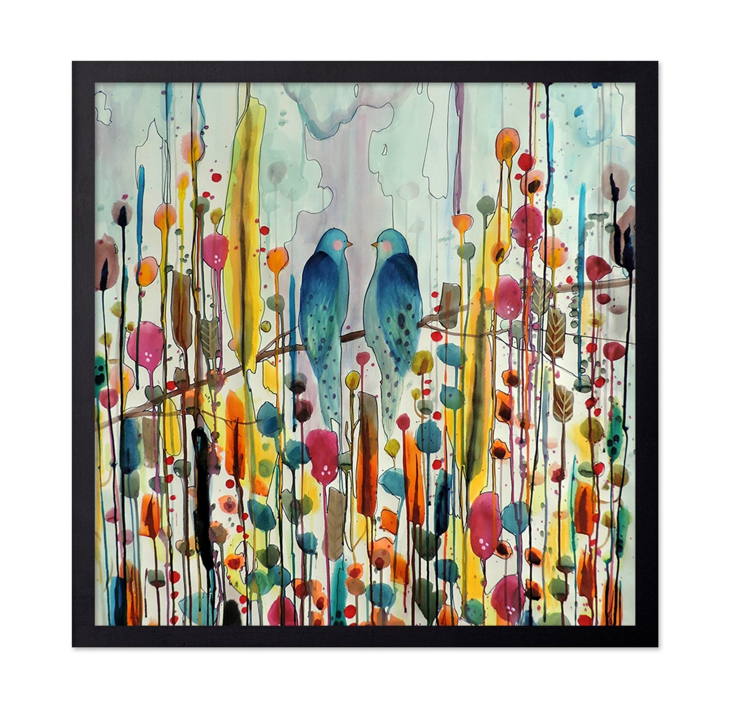 Blue Birds Pair