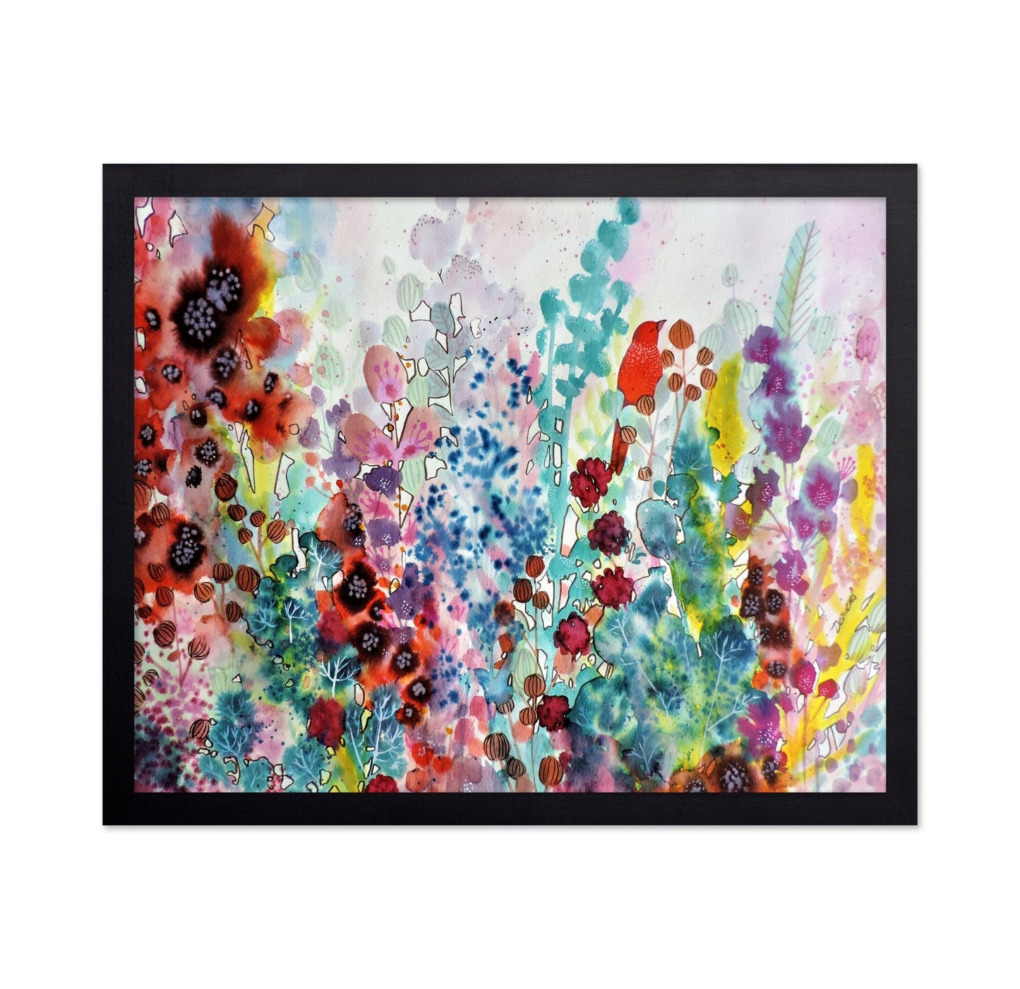 Vibrant Floral Garden No2