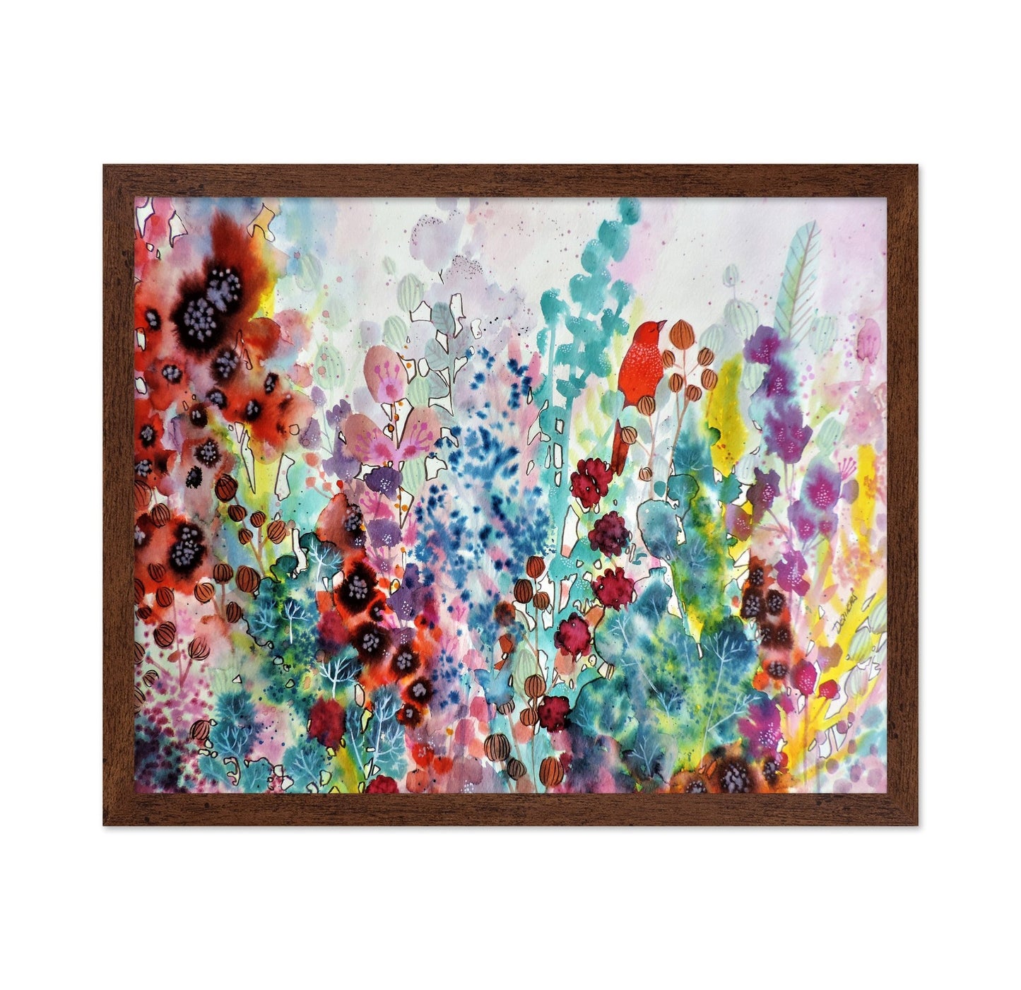 Vibrant Floral Garden No2