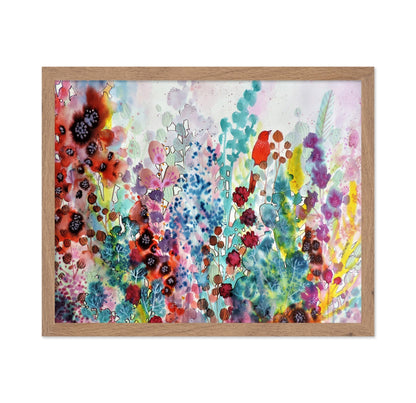 Vibrant Floral Garden No2
