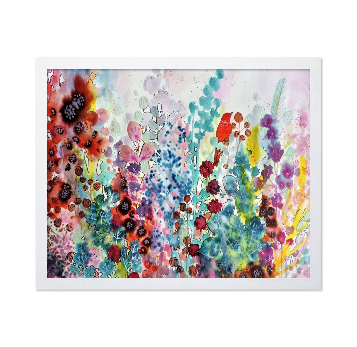 Vibrant Floral Garden No2