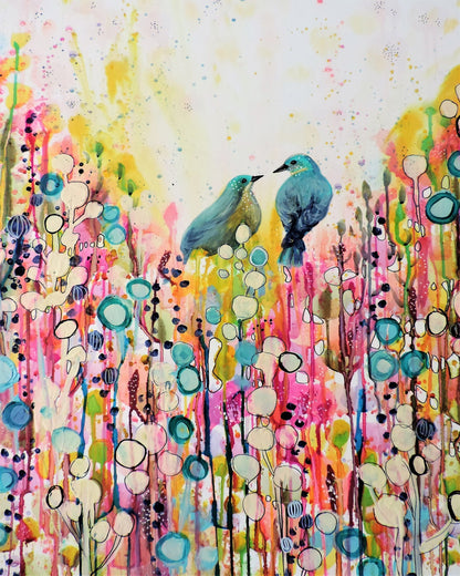 Blue Birds In Bloom No1