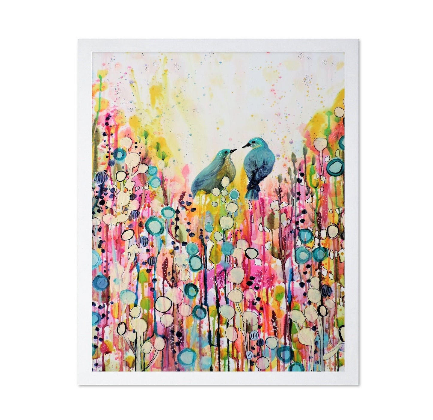 Blue Birds In Bloom No1
