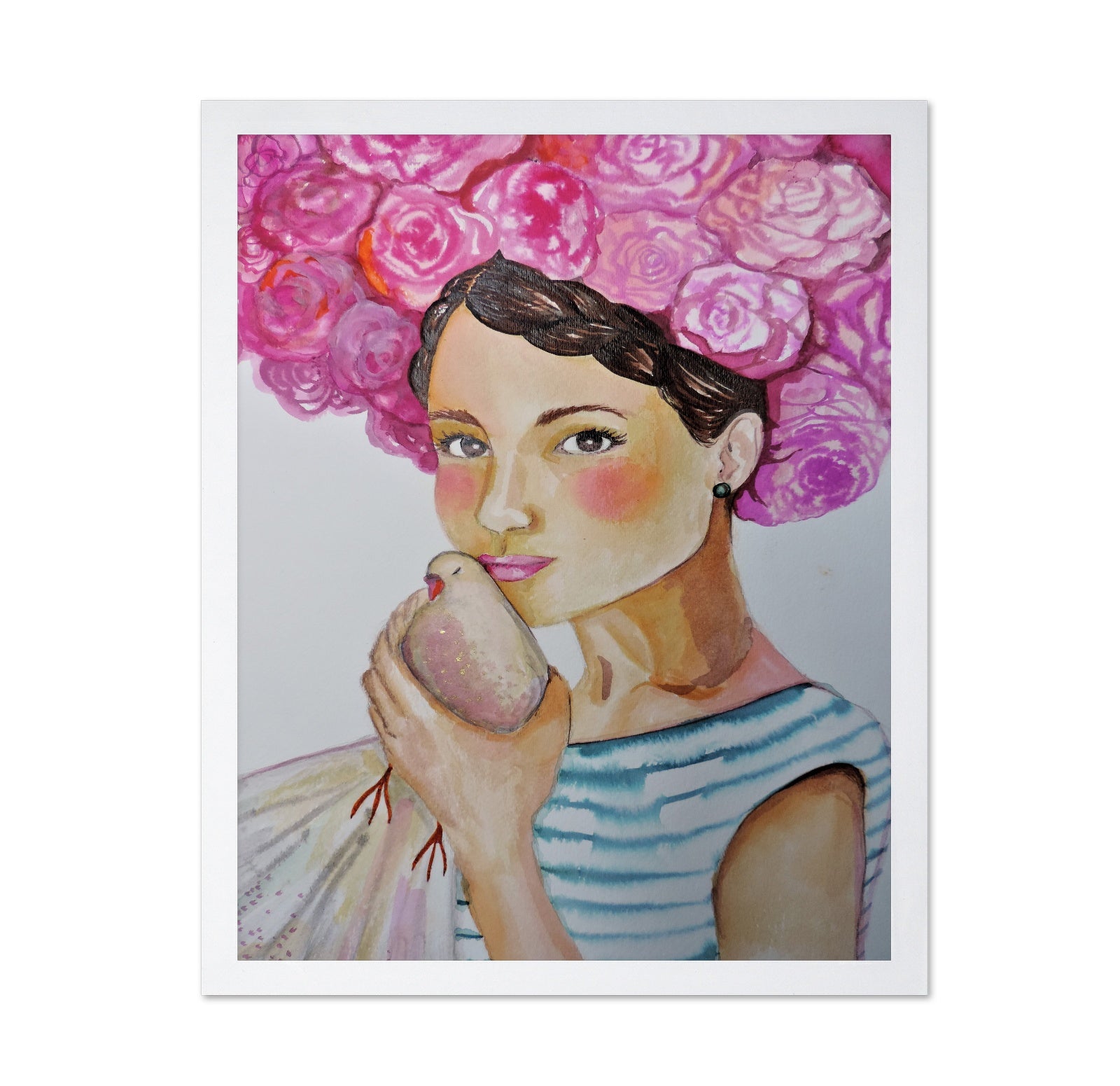 Girl With Dove