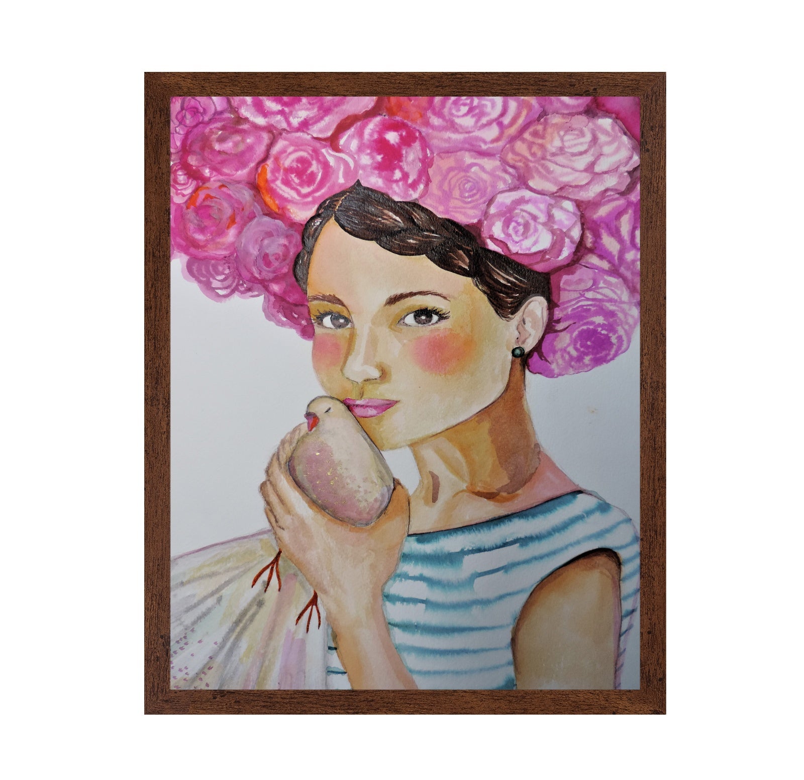 Girl With Dove