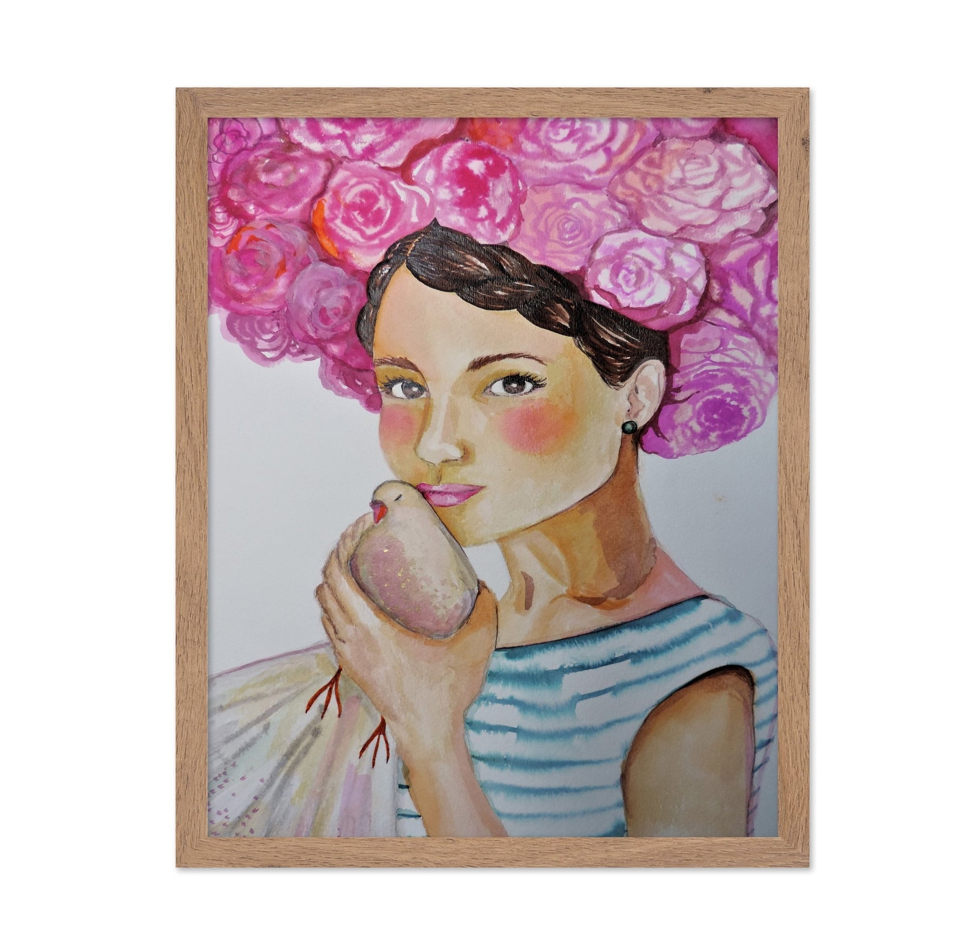 Girl With Dove