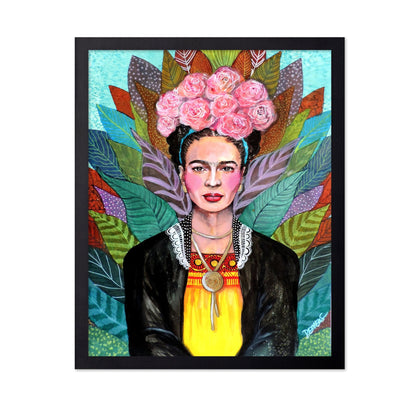 Floral Frida Portrait No2