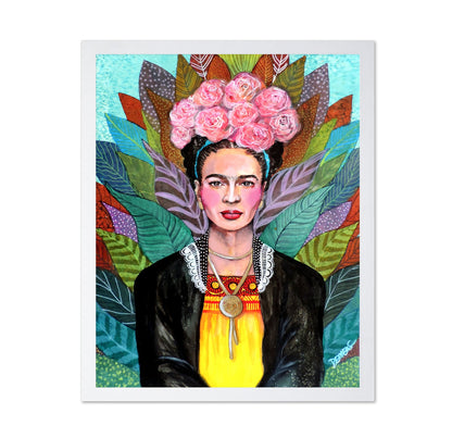 Floral Frida Portrait No2