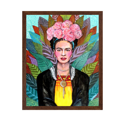 Floral Frida Portrait No2