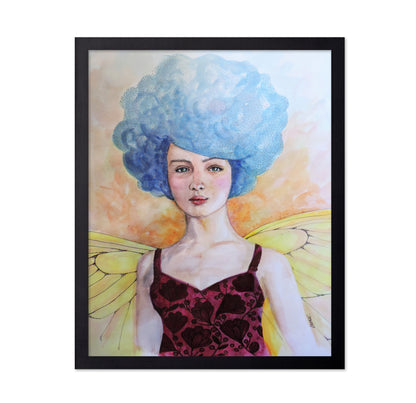 Blue Hair Fairy Girl
