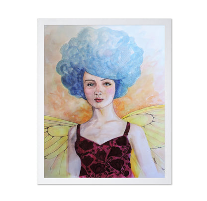 Blue Hair Fairy Girl