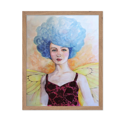 Blue Hair Fairy Girl